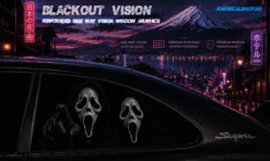 Double Scream 7 – Blackout Vision™ Perforált One Way Vision Ablakdekor