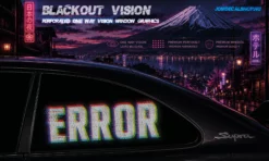 ERROR – Blackout Vision™ Perforált One Way Vision Ablakdekor
