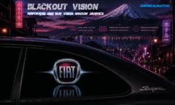 FIAT – Blackout Vision™ Perforált One Way Vision Ablakdekor