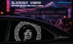 Gang Girl – Blackout Vision™ Perforált One Way Vision Ablakdekor
