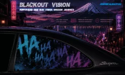 HAHA Vision – Blackout Vision™ Perforált One Way Vision Ablakdekor