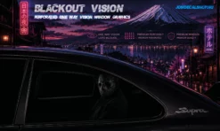 Lake Terror – Blackout Vision™ Perforált One Way Vision Ablakdekor