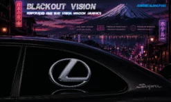 Lexus – Blackout Vision™ Perforált One Way Vision Ablakdekor