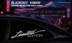 Limited Edition – Blackout Vision™ Perforált One Way Vision Ablakdekor