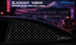 Luxury Pattern Loui – Blackout Vision™ Perforált One Way Vision Ablakdekor