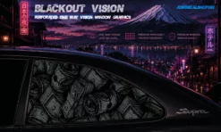 MONEYFLOW – Blackout Vision™ Perforált One Way Vision Ablakdekor