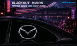 Mazda – Blackout Vision™ Perforált One Way Vision Ablakdekor