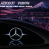 Mercedes – Blackout Vision™ Perforált One Way Vision Ablakdekor