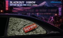Money Flex – Blackout Vision™ Perforált One Way Vision Ablakdekor