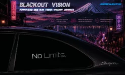 No Limits – Blackout Vision™ Perforált One Way Vision Ablakdekor