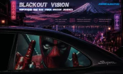 No Mercy – Blackout Vision™ Perforált One Way Vision Ablakdekor