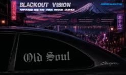 OLD SOUL – Blackout Vision™ Perforált One Way Vision Ablakdekor