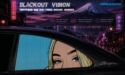 Peeking Blonde 3 – Blackout Vision™ Perforált One Way Vision Ablakdekor