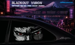 PeekingAnime – Blackout Vision™ Perforált One Way Vision Ablakdekor