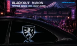 Peugeot – Blackout Vision™ Perforált One Way Vision Ablakdekor