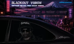 RAIDER – Blackout Vision™ Perforált One Way Vision Ablakdekor