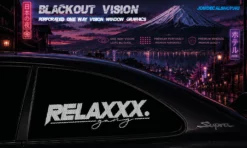 RELAXXX. Gang – Blackout Vision™ Perforált One Way Vision Ablakdekor
