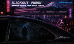 Shadow Walker – Blackout Vision™ Perforált One Way Vision Ablakdekor