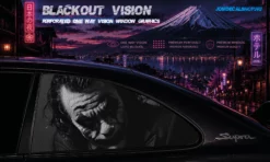 Silent Pain – Blackout Vision™ Perforált One Way Vision Ablakdekor