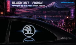 Skoda – Blackout Vision™ Perforált One Way Vision Ablakdekor