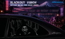 SnoopDoggy – Blackout Vision™ Perforált One Way Vision Ablakdekor