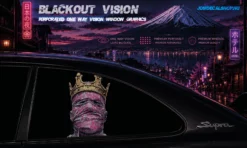 The Cursed King – Blackout Vision™ Perforált One Way Vision Ablakdekor