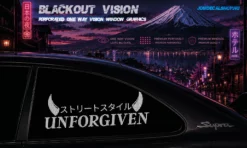 UNFORGIVEN – Blackout Vision™ Perforált One Way Vision Ablakdekor