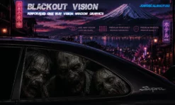 Undead Horde – Blackout Vision™ Perforált One Way Vision Ablakdekor