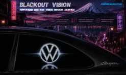 Volkswagen – Blackout Vision™ Perforált One Way Vision Ablakdekor