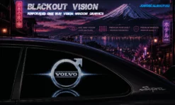 Volvo – Blackout Vision™ Perforált One Way Vision Ablakdekor