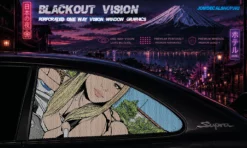 Waifu Beach 2 – Blackout Vision™ Perforált One Way Vision Ablakdekor