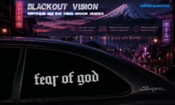 fear of god – Blackout Vision™ Perforált One Way Vision Ablakdekor