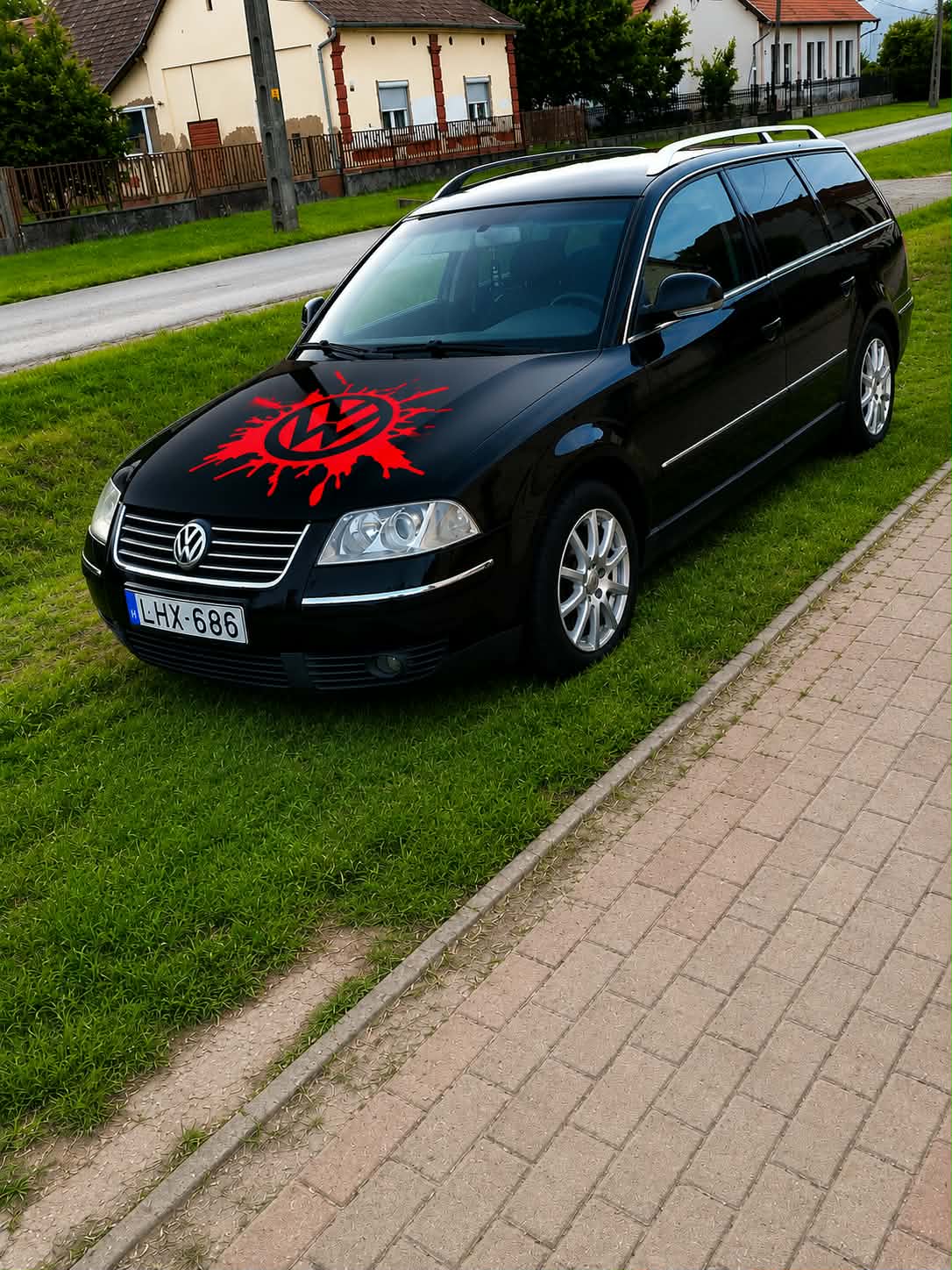 Egyedi VW minta – Piros – 90cm